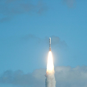 Atlas V rocket carrying the New Horizons spacecraft.