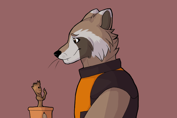 Rocket and Groot